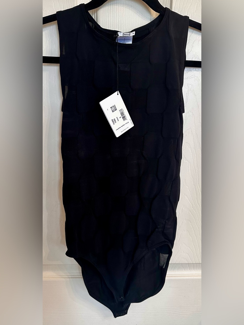 Wolford Tethys Bodysuit in Black Size S NWT $300 - Picture 9 of 11
